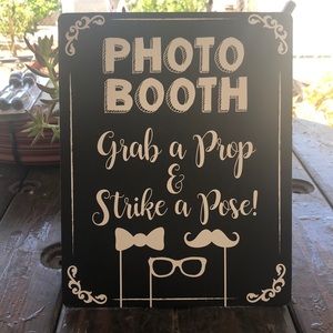 Photo Booth Sign